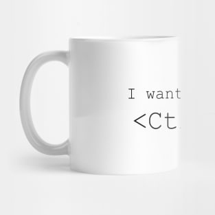 Ctrl-Z Mug